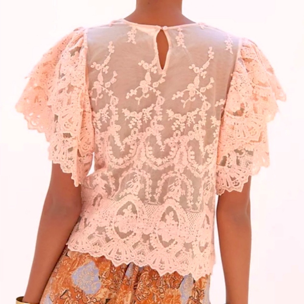 Forever That Girl Grace Tiered Lace Top